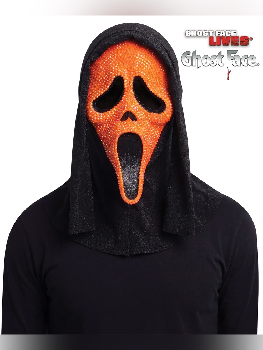 Ghost Face Orange Bling